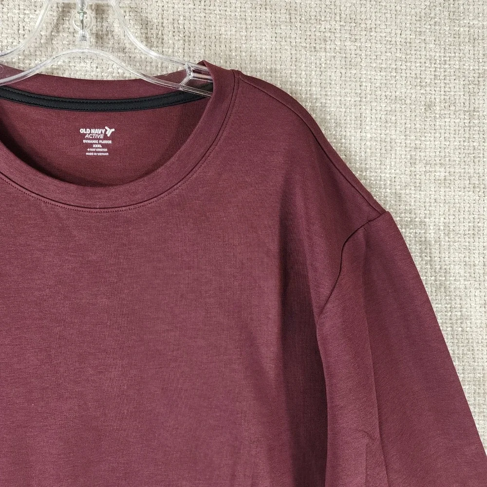 Old‎ Navy Active Dynamic Fleece Sweatshirt Kangaroo Pocket Mens XXXL Red NWT